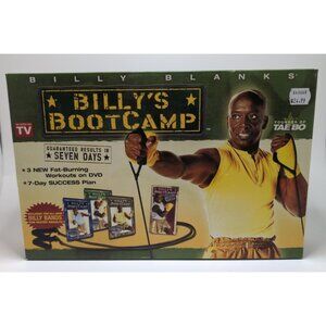 Billy Blanks Billy's Bootcamp 3 DVDs & 7 Day Success Plan Box Set Retro 2005